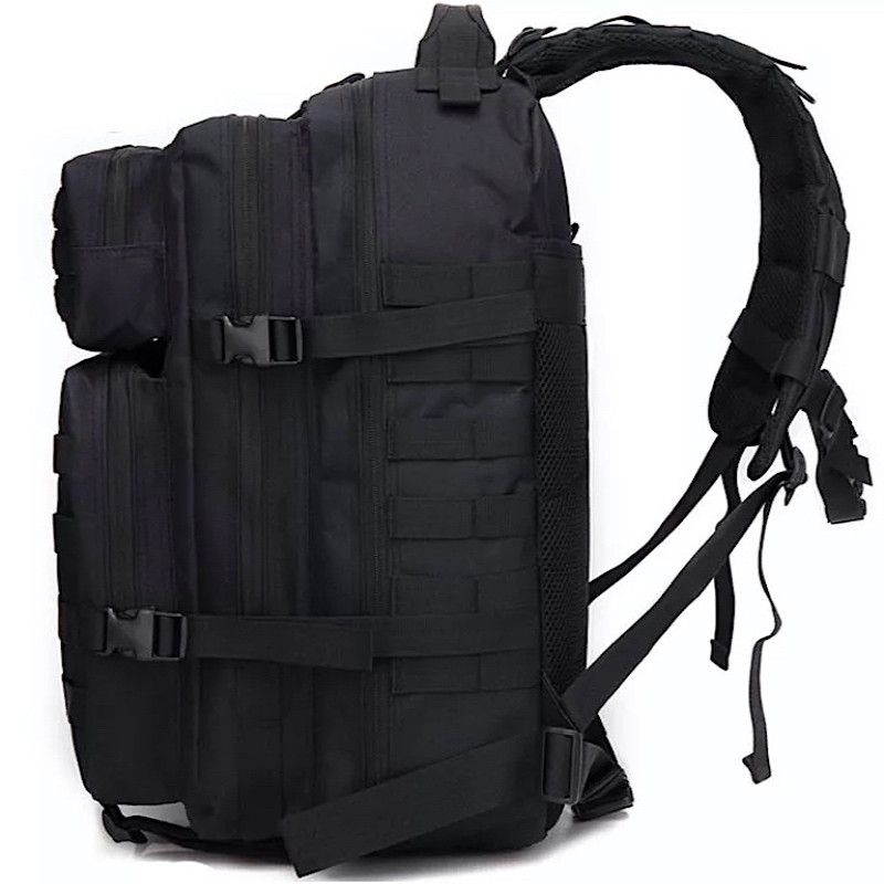 600D Tactical Backpack Outdoor Sport Waterproof Hiking Survival Bag Hunting Black Khaki